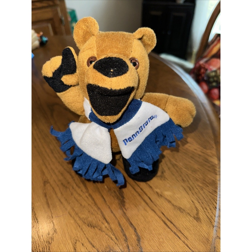 Penn State Nittany Lion Plush Mascot Figure Vintage Rare Plush By Applause Inc